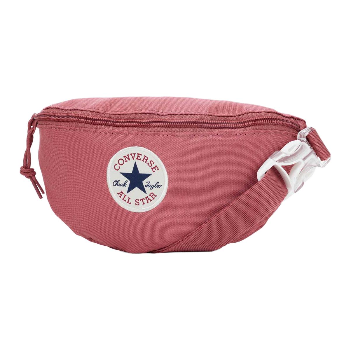 

New Converse Polyester One Shoulder Crossbody Fanny Pack Regular Unisex Dusty Pink 10019907-A18 23.1*8.9*13.0CM
