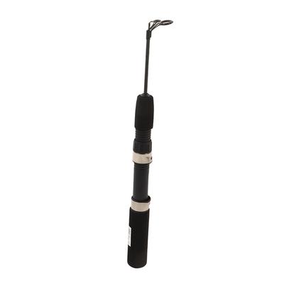 Mini Ice Fishing Rod Carbon Fiber with Ceramic Guide Ring EVA Handle Telescopic Fishing Pole for Sea River 2 Sections