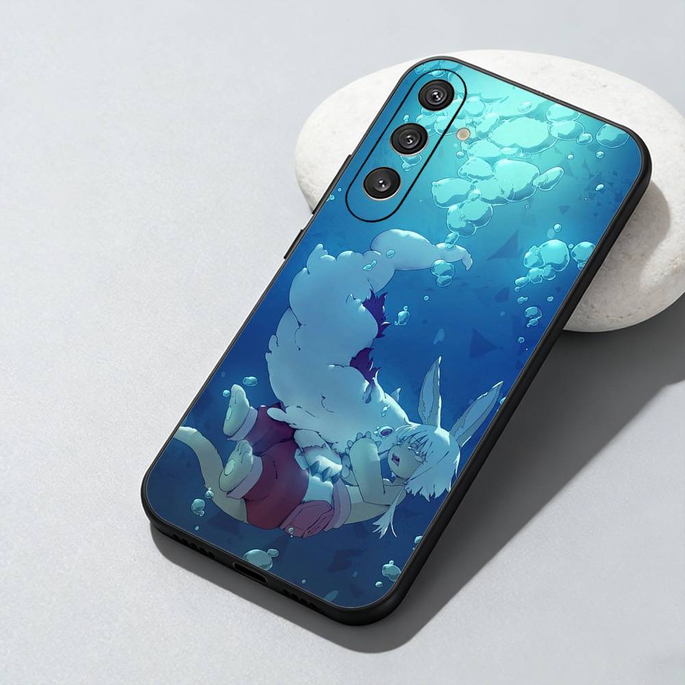

Made In A-Abyss Nanachi Phone Case For Samsung Galaxy A73,A72,A71,A70,A52,A51 Others Soft Black Cover Samsung a20s