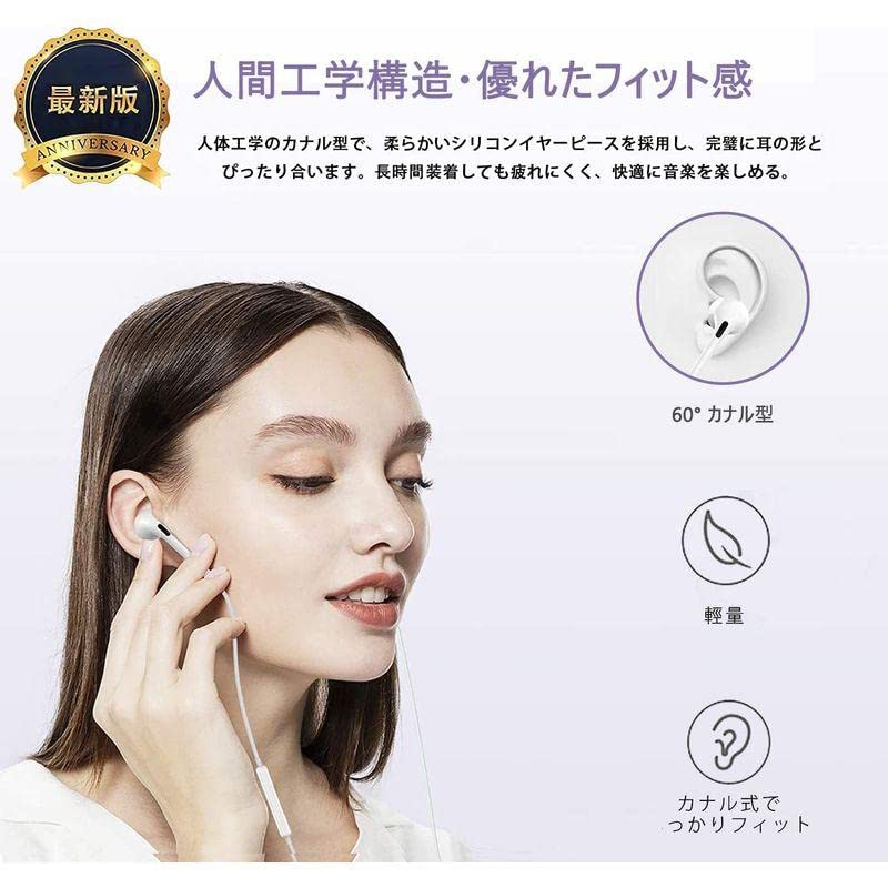 Genuine Wired Earphones with Sound Deep and Microphone for and Adjustable USB C Compatible with iPhone Pixel and Other Devices with Ports Type-C Hi-Fi