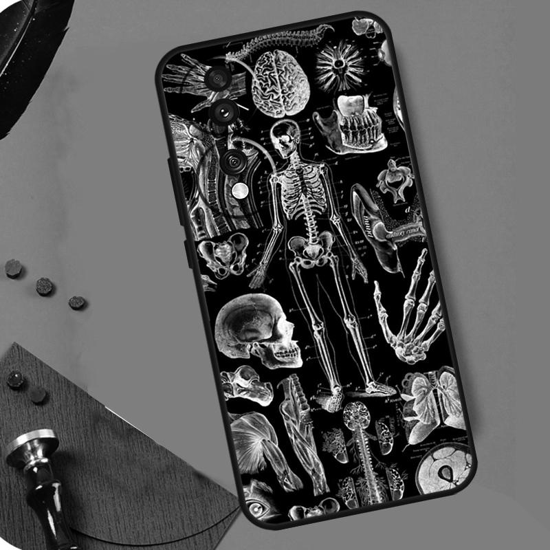 Medical Human Anatomy Case For Honor X8b X9b X9a X8a X7a X6a X7 X8 X9 Cover For Honor Magic 6 5 Pro 50 70 90 Lite