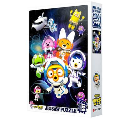 Haksan Pororo Weltraumreise-Puzzle in Übergröße HS100-476, beliebte koreanische Puzzles