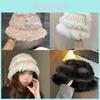 Chapeau de pêcheur tricoté pour femme Hiver Chapeau chaud avec protection pour les oreilles Pour usage décontracté