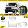 For Ford Transit Van 2015- Left Side Driver W/ Heated Mirror Glass 2pcs EOA