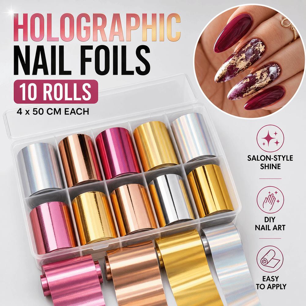 Laser Nail Foils Lace Design Nail Art Stickers Professional Nail Decorations  Manicure DIY