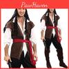 Classic Adult Caribbean Pirate Man Costume Perfect For Halloween Cosplay