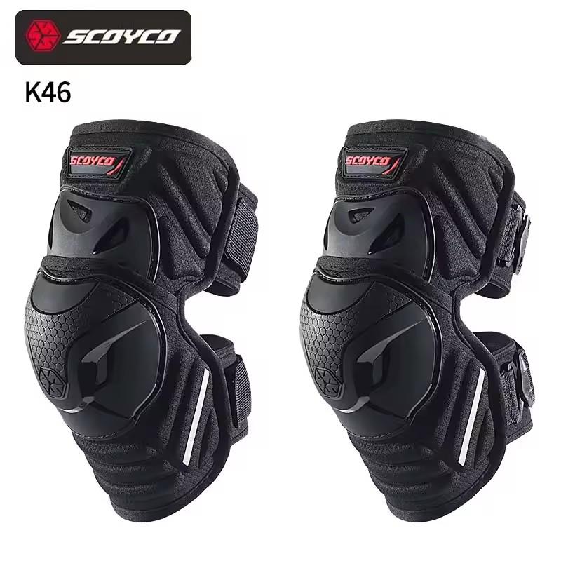Protection SCOYCO K46 K27 Short Lightweight Knee Pads for Offroad Motorcycle Riding & Motocross Cycling Skateboard Accessories L