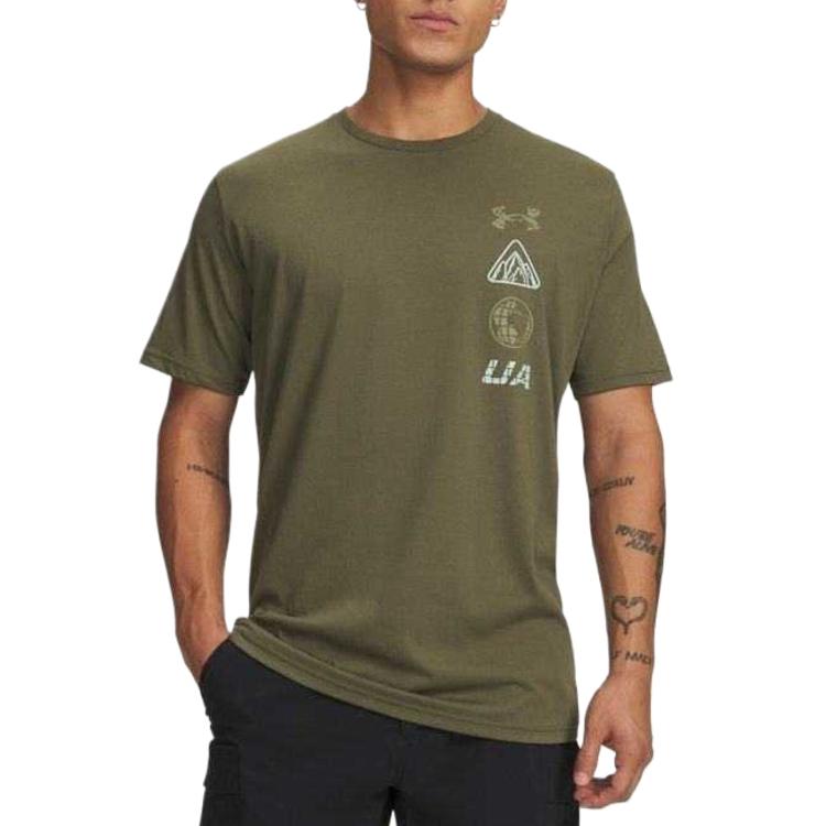 Under Armour Ss26 Mountain Pursuit Crew Neck Pullover Short Sleeve T-Shirt Men Tops 6009255-390 S