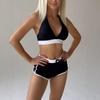 2026 High-Waisted Halter Bikini - Slimming Swimsuit for Large Busts
