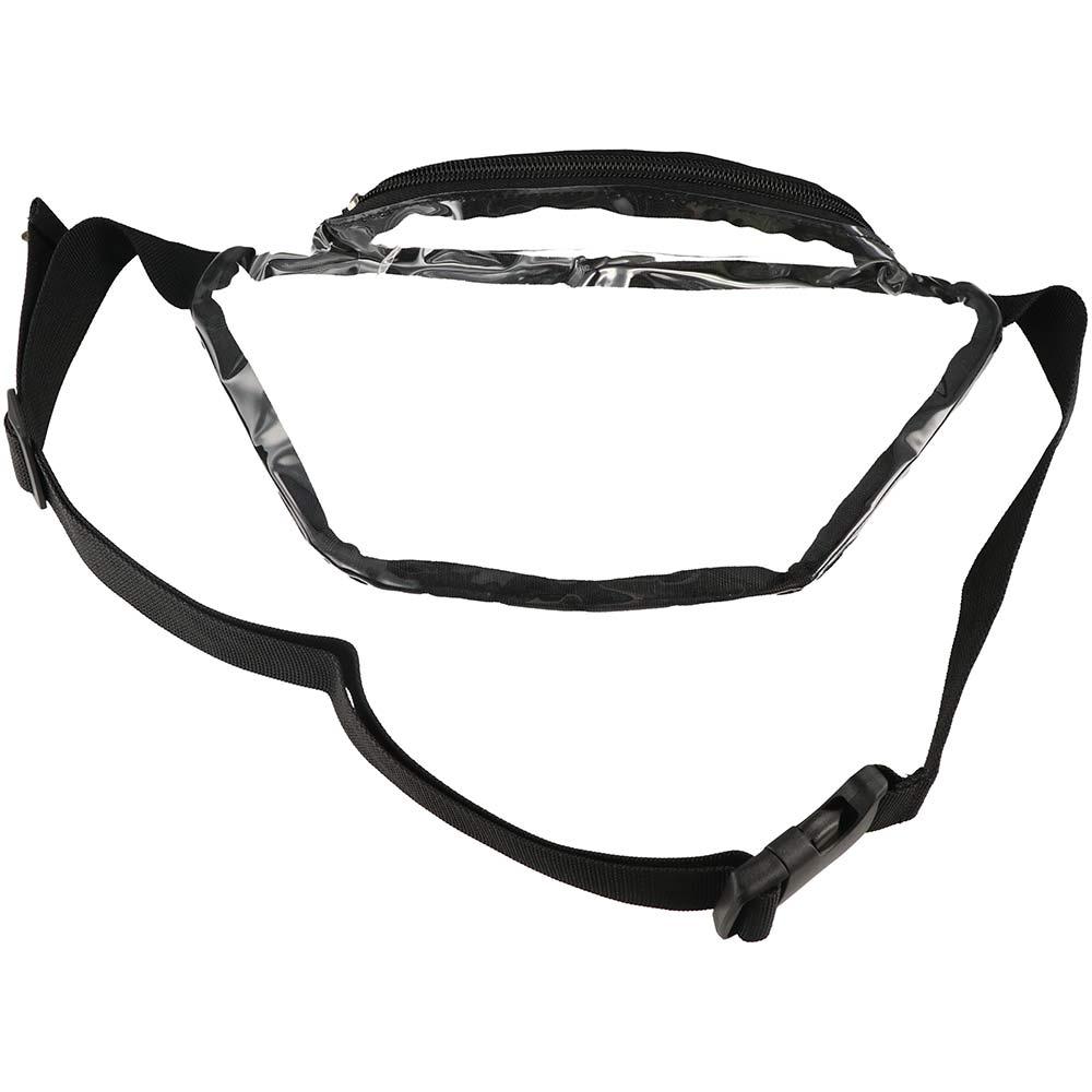 Zipper PVC Chest Bag Water-Sprinkling Festival Clear Crossbody Bag Transparent Waist Bag  Girls