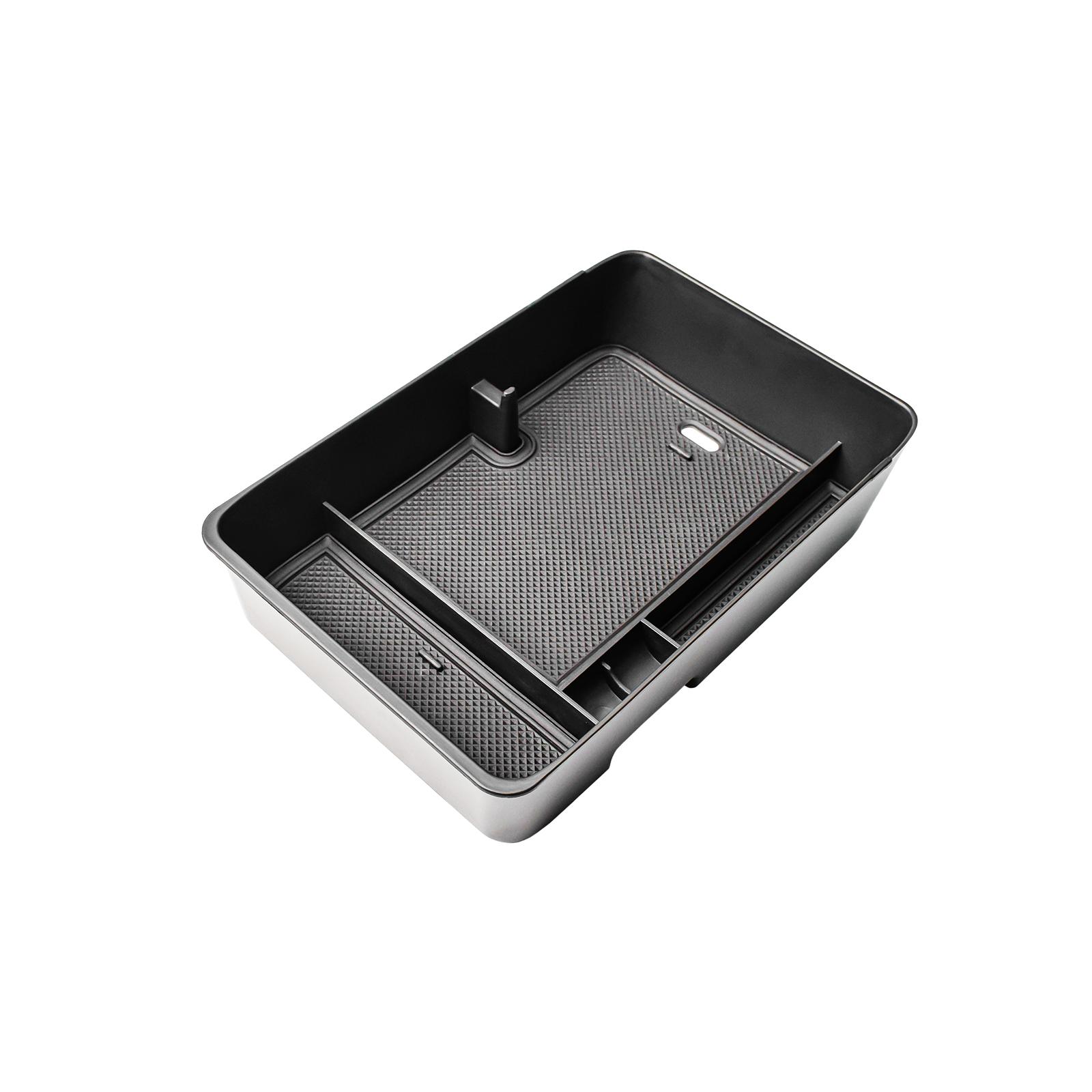 

For 2025 Hyundai Santa Fe Center Console Tray Storage Organizer Armrest Secondary Box Storage Car Tray Coin Interior Accessories чёрный