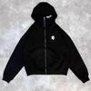 Sweat à capuche imprimé motif lettres automne et hiver européen et américain pour hommes et femmes