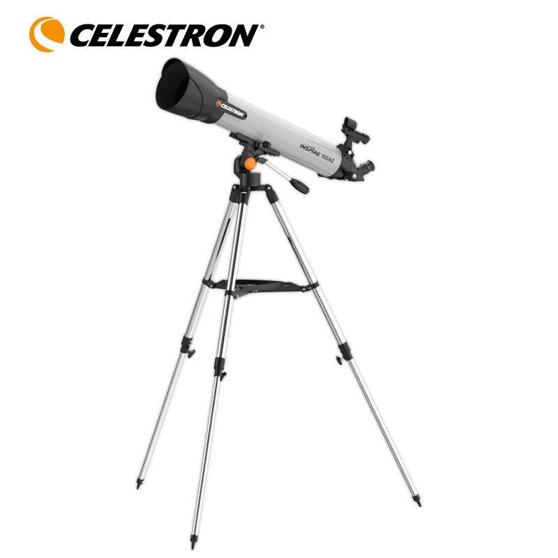 Celestron AstroMaster 102AZ High Magnification Professional Telescope for Deep Space Observation and Science Education