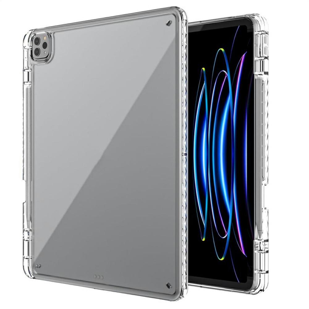 Tablet Case For iPad Air 13 (2025)/(2024)/Pro 12.9 (2022)/(2021)/(2020)/(2018),Corner Protection Clear Acrylic+TPU Cover