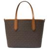Michael Kors Eliza Logo Tote Bag Women Tote Bags Dark-Brown Acorn-Brown 30F5GZAT0B-BROWN