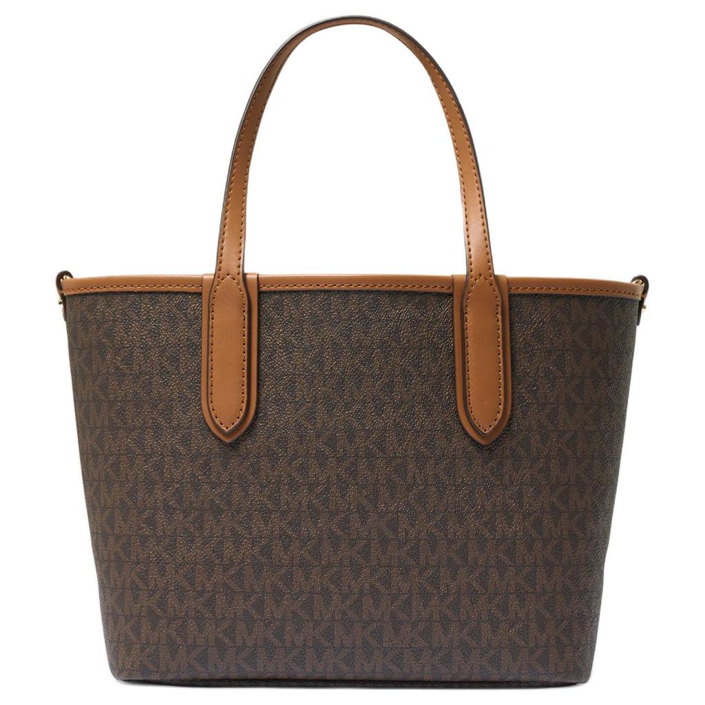 Michael Kors Eliza Logo Tote Bag Women Tote Bags Dark-Brown Acorn-Brown 30F5GZAT0B-BROWN