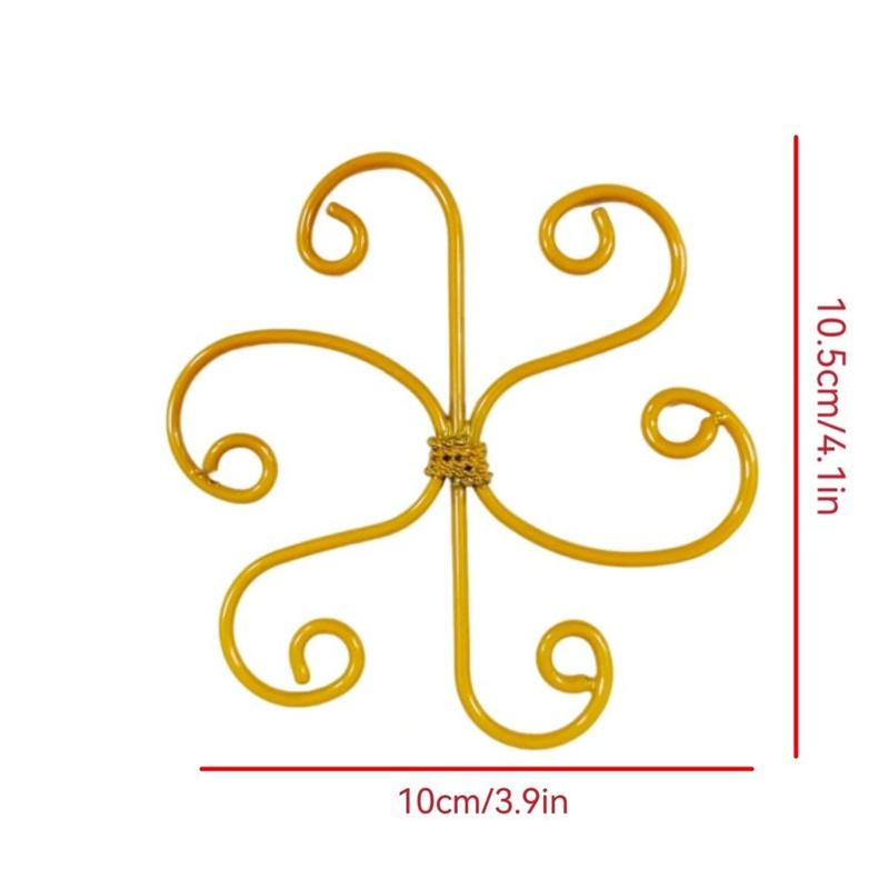 1Pc Large Hanging Plant Stand Iron Hooks Fixed Bracket Suitable for Flowerpot Decoration Indoor Outdoor Use Garden Accessories