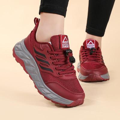 Dámské protiskluzové boty typu "Dad Shoes" Zhang Kaili - Nový styl, Pohodlné, Lehké s měkkou podrážkou pro středněvěké a starší osoby