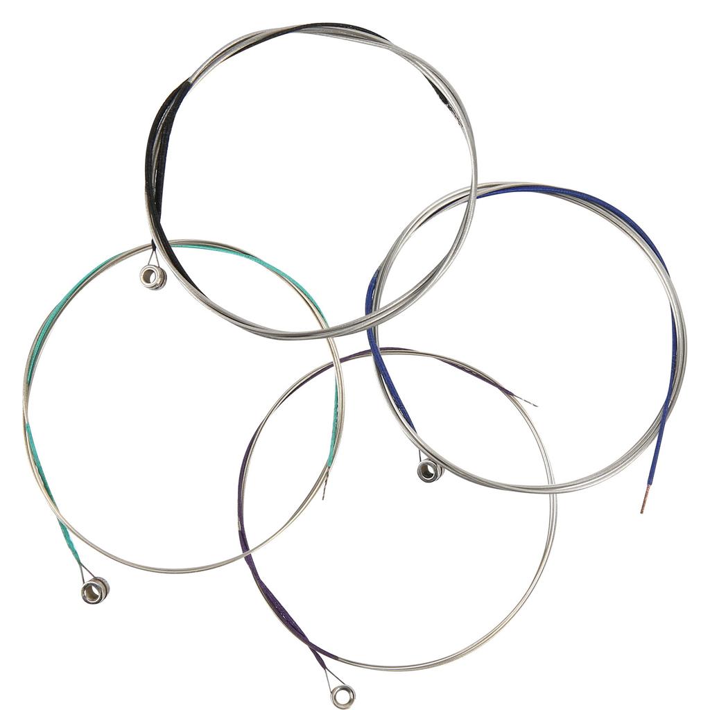 4pcs Viola Strings A?1st D?2nd G?3rd C?4th Nickel Silver Wound Nickel?Plated Ball?End Steel Core