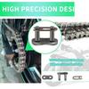 4 Pieces 420 Master Link Connector, Suitable Motorcycle Chains Bicycle Chains, Universal Chain for Mountain Bikes, Bicycles, and Motorcycles