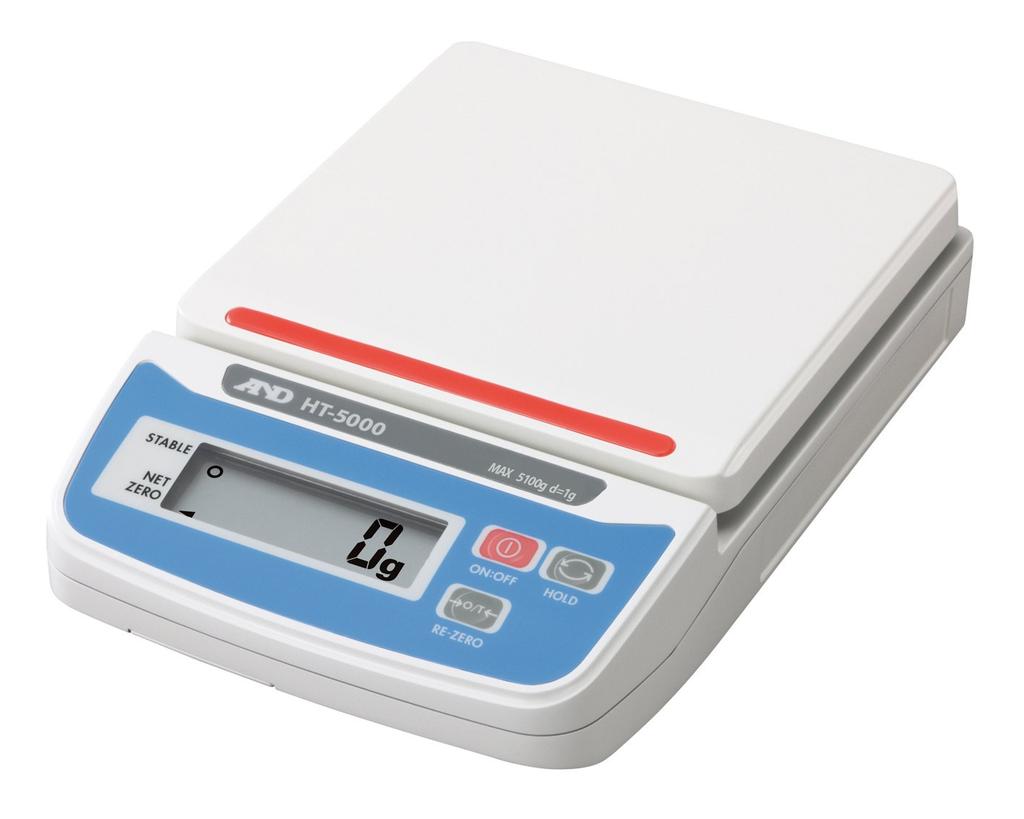 Digital Scale 5100g Minimum 1g Pan No A&D HT-5000 <Capacity display dimensions 132(W)130(D)mm certification>