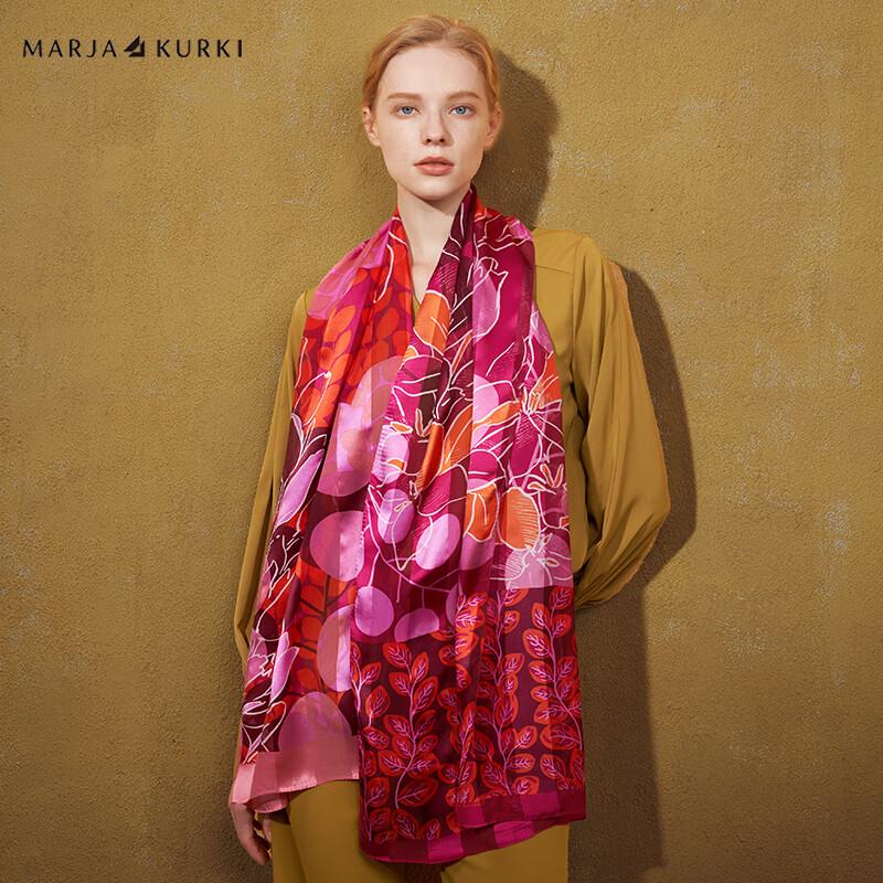 MARJA KURKI Flower Therapy Mulberry Silk Scarf