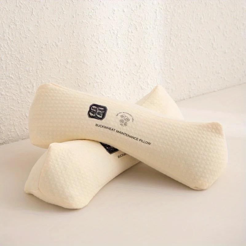 1 triangular neck pillow - long cushion - natural filling - round pillow Round pillow-family holiday gift