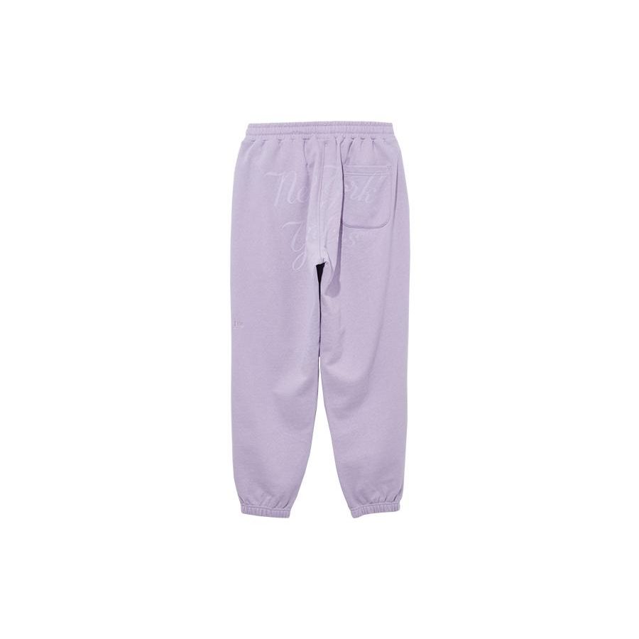 New Era SS22 Solid Color Drawstring Casual Sports Pants Unisex Pants Purple 13095672