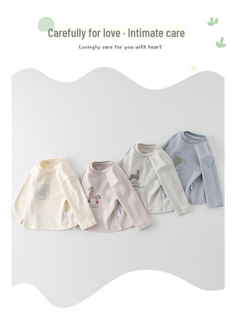 Infant Boys' Cartoon Long-Sleeved T-Shirt - 2026 Spring Collection