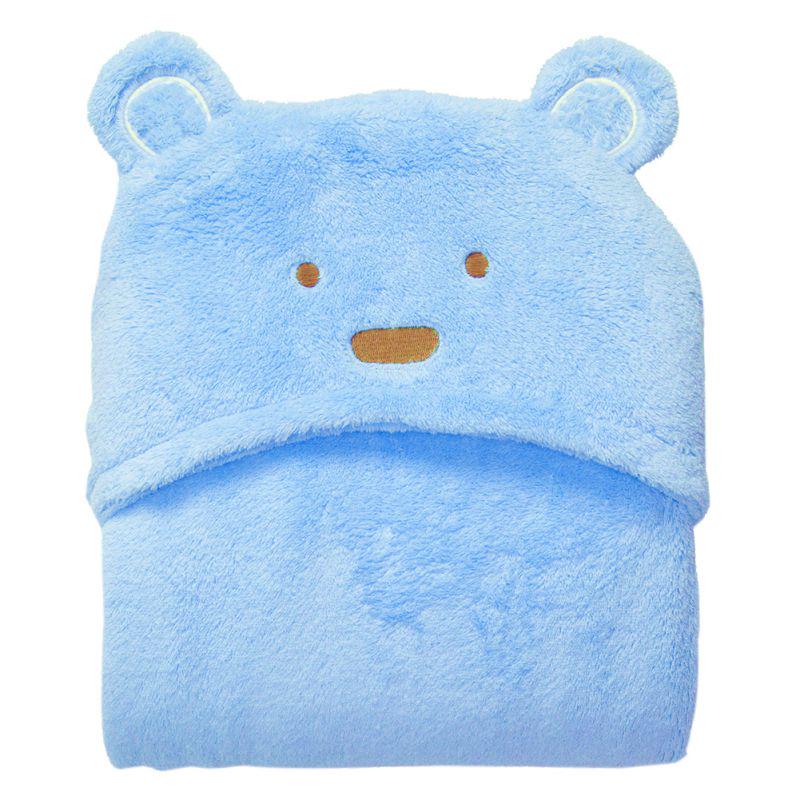 Baby Soft Blanket Child Bath Towel Cartoon Animal Shape Hooded Towel  Baby Wrapped Hooded Bathrobe