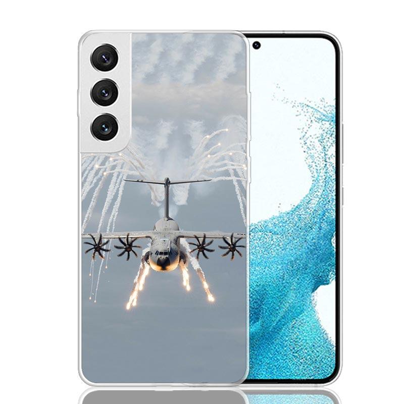 Aircraft Airplane Cool Phone Case For Samsung Galaxy S26 Ultra S23 S24 S25 Edge S20 FE S21 S22 Plus Soft Print Shell Cover Funda
