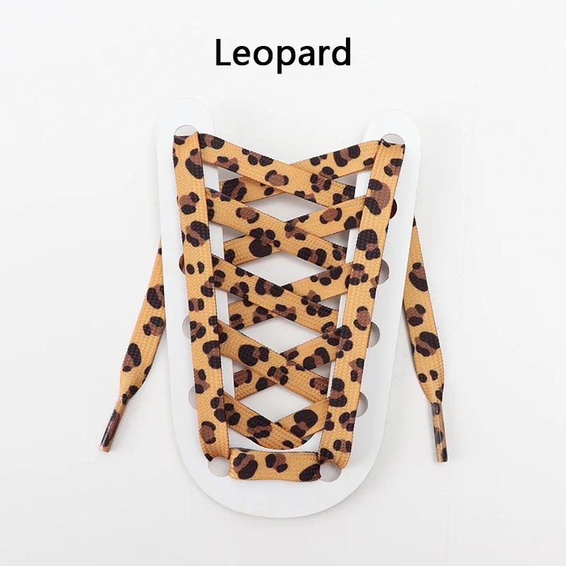 1 Paio Lacci per Scarpe con Fantasia Animale Piatto Lacci per Scarpe da Ginnastica AF1/AJ Lacci per Scarpe Lacci per Scarpe Stampa Tigre/Serpente/Leopardo 120/140/160CM Lacci per Scarpe