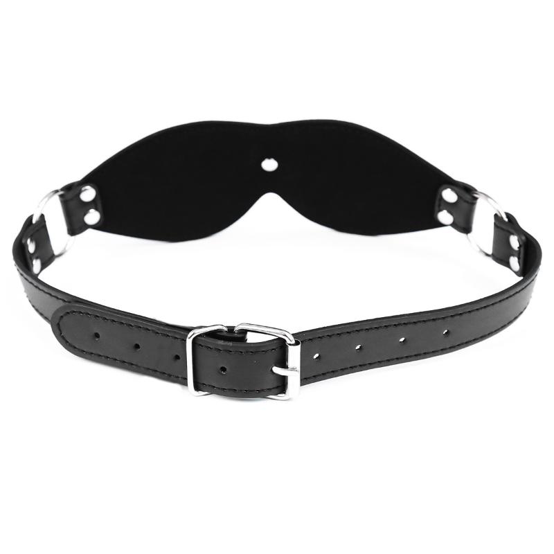 Adult Games Leather Blindfold Flirt Sex Toy Flirting Toys Spanking Sex Toy Eye Mask Sleeping Masquerade Cat Eye