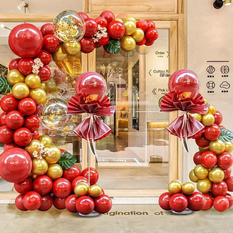 Handun Hermes Orange Sunflower Artificial Flower Balloon Arch