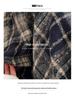 Japanese Korean Style High-Waisted Wool Plaid Pleated Skirt for Women - Mid-Length, Autumn/Winter 2026