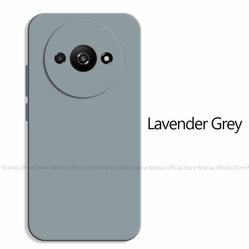 Hülle Für Xiaomi Redmi A3 Hülle Für Xiaomi Redmi A3 Hülle TPU Stoßfest Flüssigsilikon Schutz Handy Rückseite