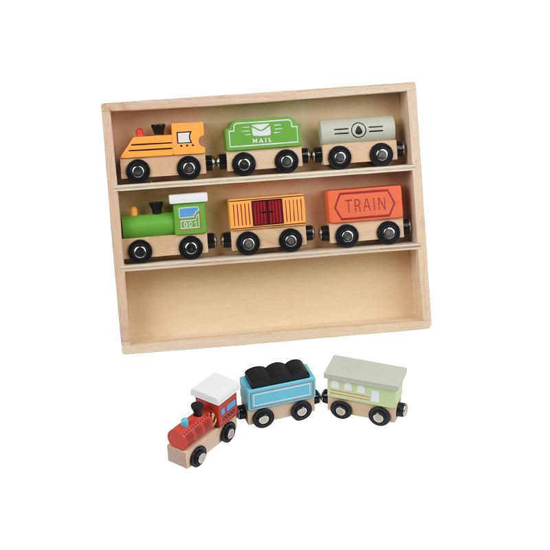 Educational Traffic Sign Train Set for Kids: Kindergarten Learning Toy