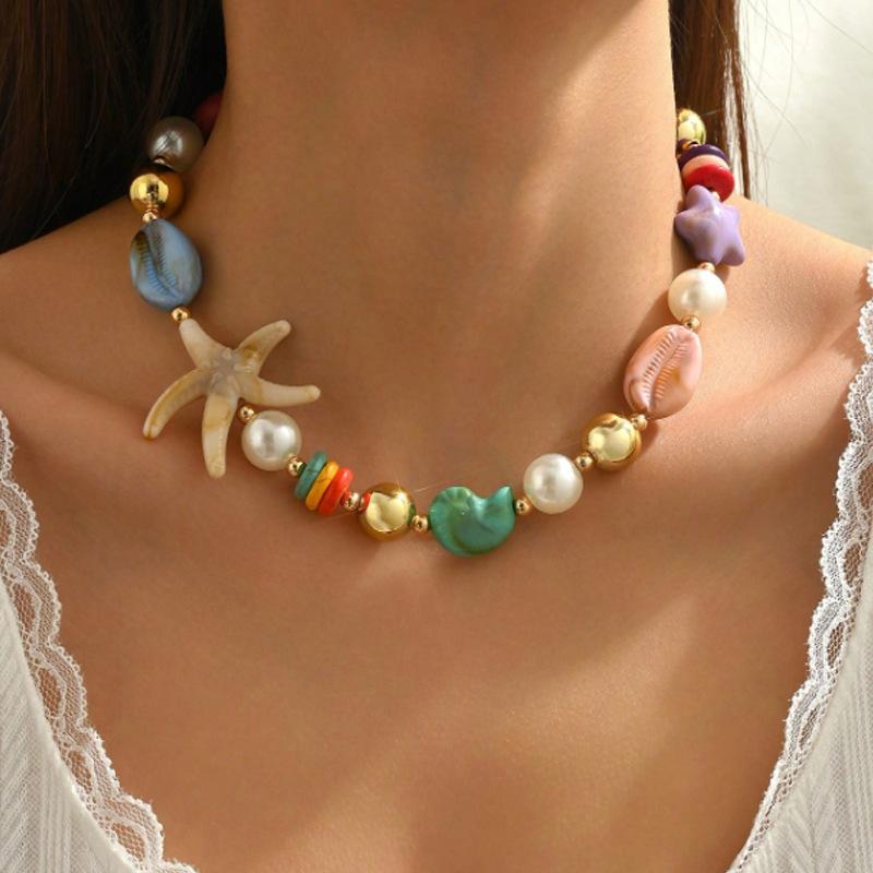 

Модное ожерелье для женских украшений разноцветный