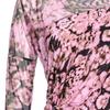 PINKO Printed Plain Knit Mini Long Sleeve Dress Women dresses Rose-Pink 103257A1O5-UY6