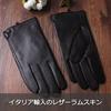 Nappaglo Genuine Sheepskin Leather Handmade with Lining Deep Smartphone Men's Gloves, (M, Brown, Compatible)