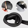 Tub de Cauciuc Buretat 1.8M Negru Suport Etanș pentru Conductă Manșon Protector Tubular Termoizolant Pentru Aer Condiționat
