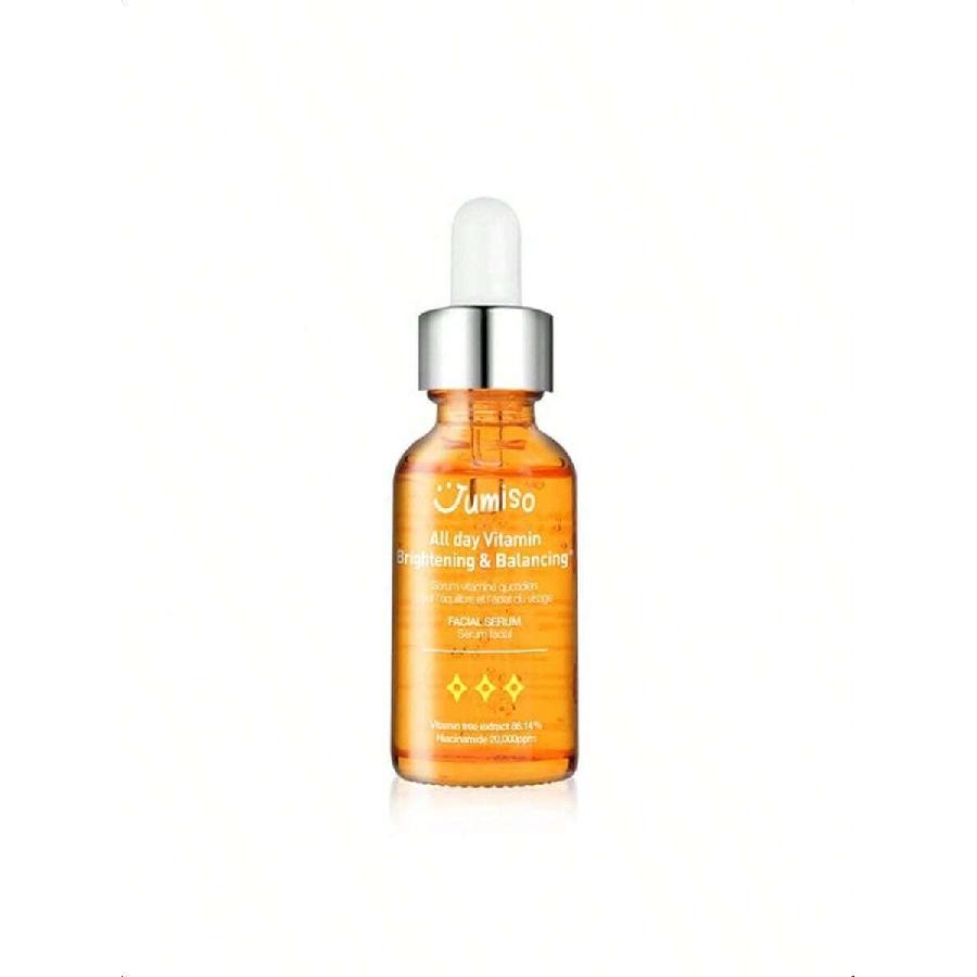 Jumiso All Day Vitamin Serum 30ml, Brightening & Balancing Facial Serum , 1.01 Fl Oz, 86.14% Of Vitamin Tree Extract, 20,000ppm Of Niacinamide