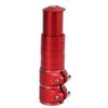 Riser de Potence de Vélo Confortable Sûr Meilleure Expérience de Pilotage Accessoire de Vélo pour Cyclistes Longue DistanceRouge