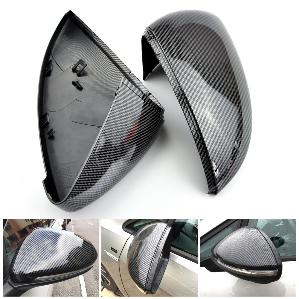 

2 шт. для Vw Golf 7 Mk7 7,5 Gtd Gti Touran L E-Golf, боковое крыло, крышка зеркала, ярко-черный чехол для зеркала заднего вида