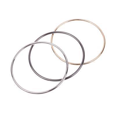 2 pezzi/lotto 4 mm di spessore fai da te anello per maniglia borsa anelli rotondi in metallo 10,9 cm fai da te borse borse anello fibbia appesa hardware