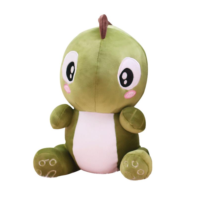 

28-56cm Adorable Large Eyes Dinosaur Plush Doll Cartoon Stuffed Animal Dino Toy Gentle Sleep Pillow Xmas Present 25cm зелёный