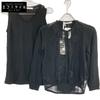 Les Copains BLACK P13 001207 Lace Cardigan Ensemble Tops 40 blackUsed