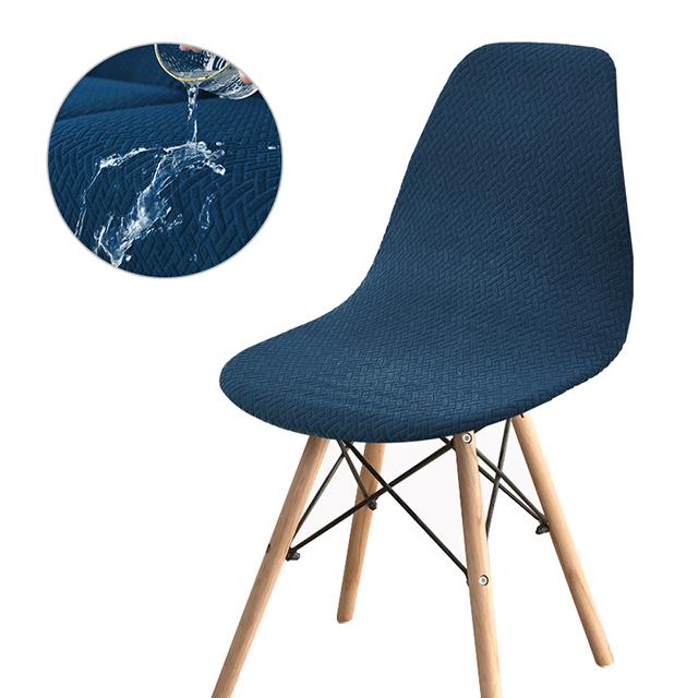 

1pcs Waterproof T -Type Shell Chair Protective Covers Removable Jacquard-Patterned Chair Seat Cushion Cover Stretch Cushion Armchair Slipcover 1-Pcs темно-синий