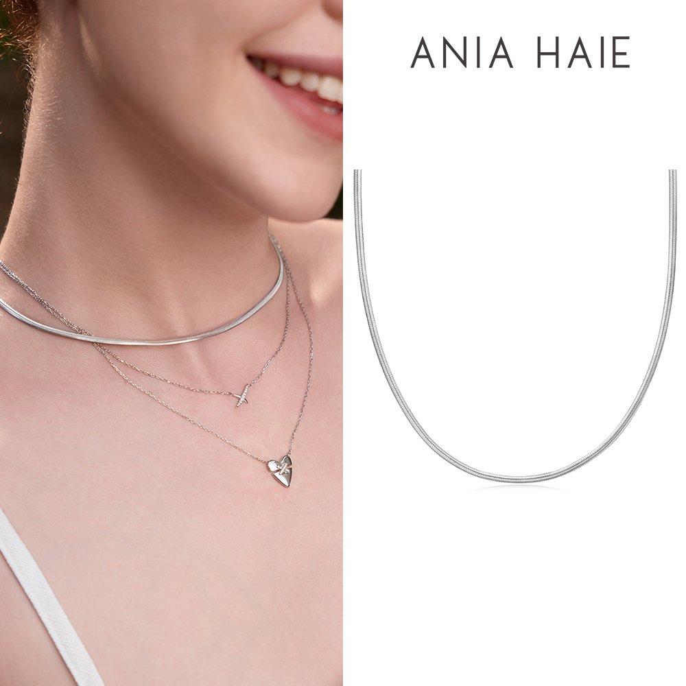

Flat Snake Chain 925 Silver Necklace N057-03H
