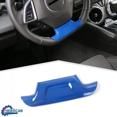 Inner Steering Wheel Lower Cover Panel Bezels Trim For Chevrolet Camaro 17+Blue